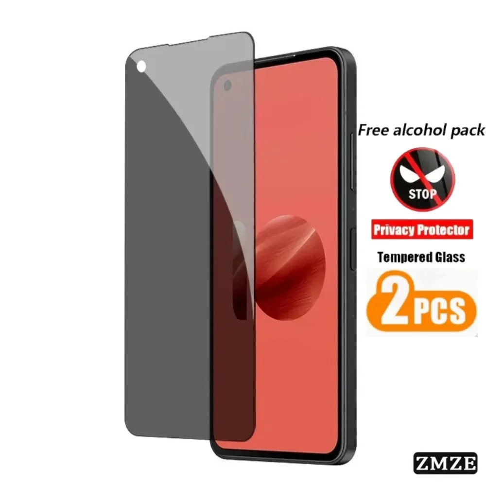 2 Stück Anti-Spy Panzerglas für OPPO A78 4G A74 A72 A5Pro A57S A53S A38 Sichtschutz-Displayschutzfolie Anti-Blickschutz Schutzfilm