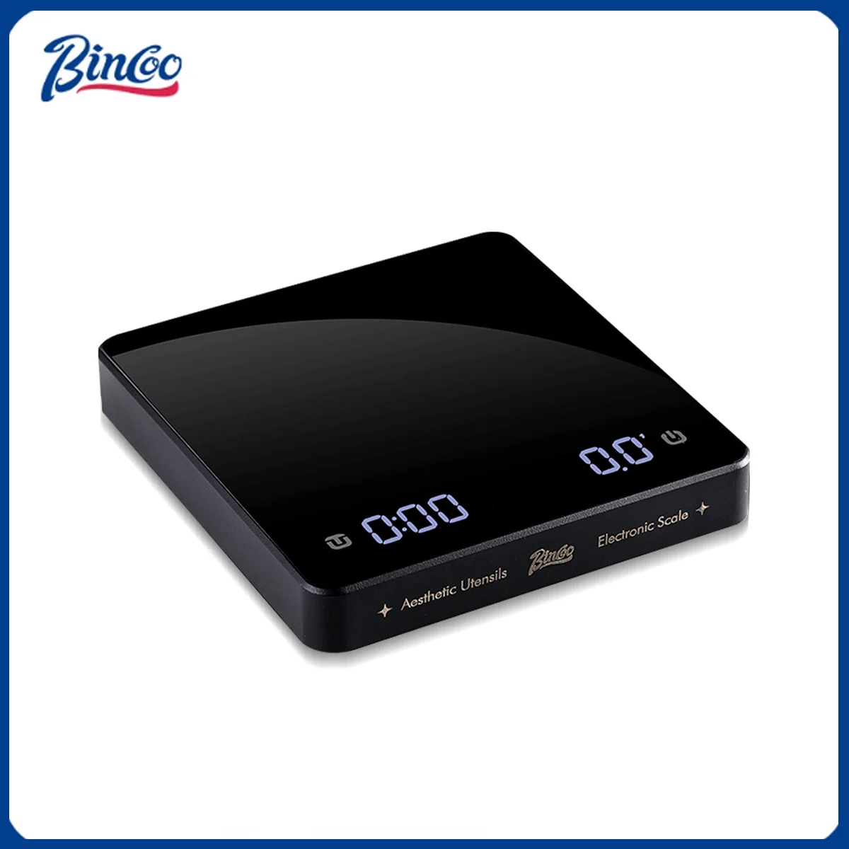 

Цифровые весы для кофе Bincoo с таймером расхода, 3 умных режима, 0,1 г, высокая точность для эспрессо, кухонные весы для бариста