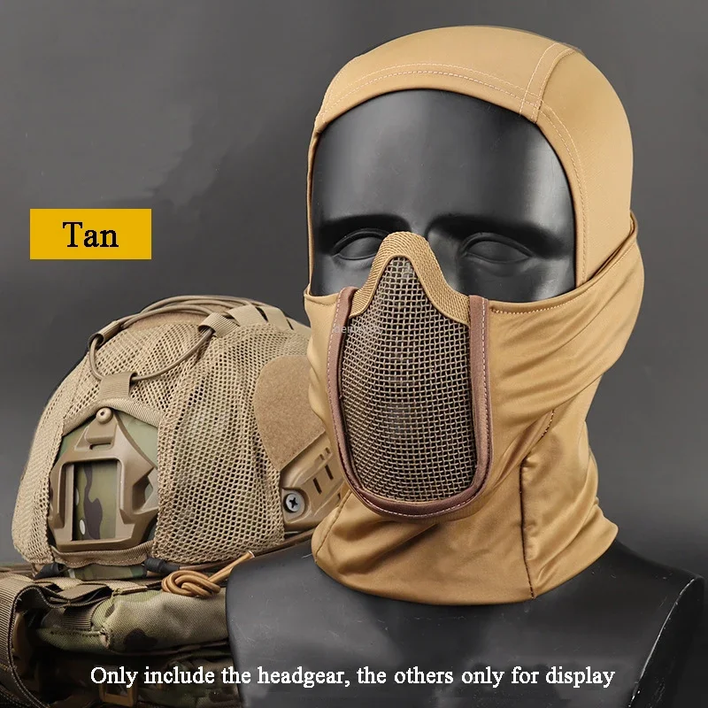 Pasamontañas protección facial malla acero – Táctico Ninja - imagen 2