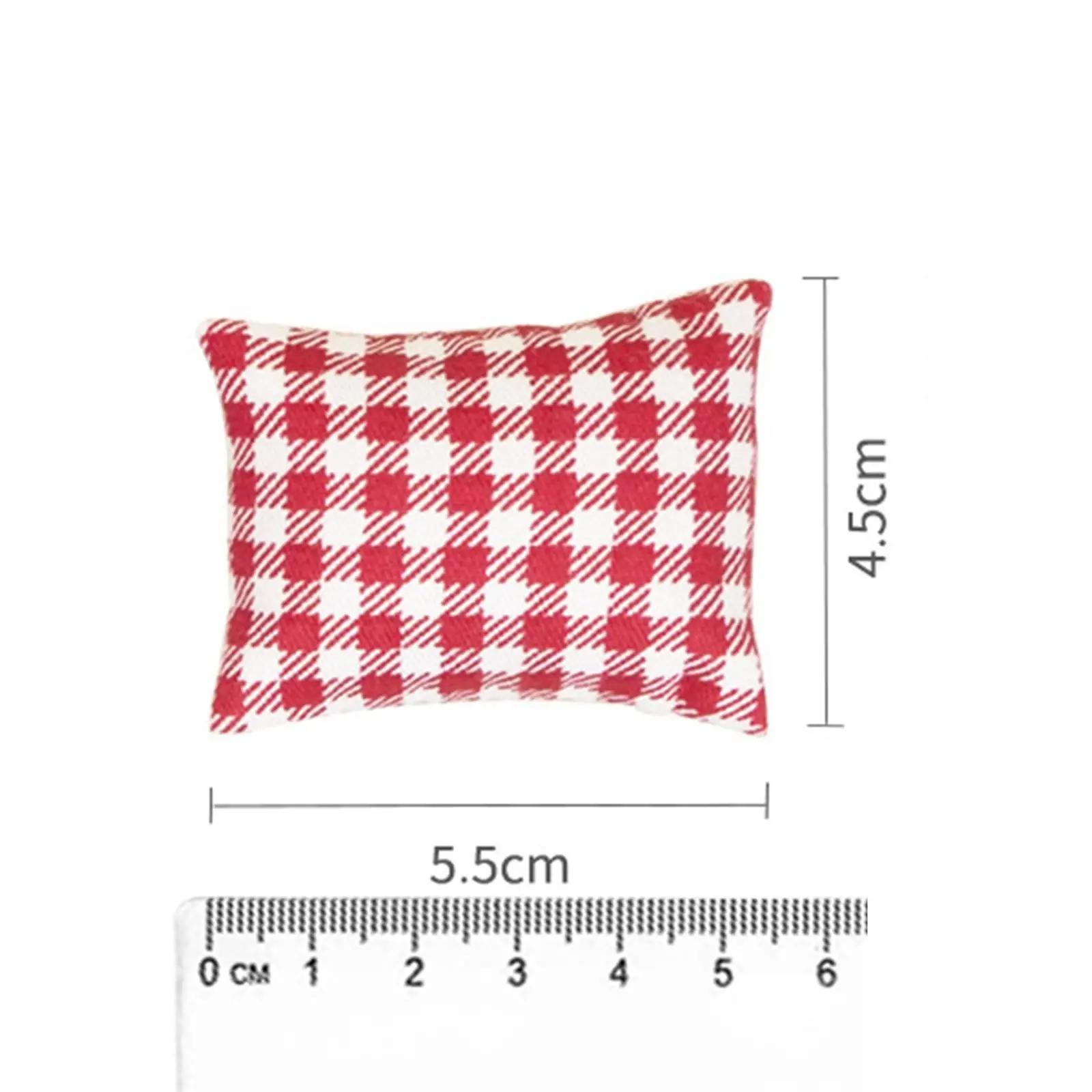 Almohada para casa de muñecas en miniatura, 4 Uds., para sofá, cama, accesorios para casa de muñecas