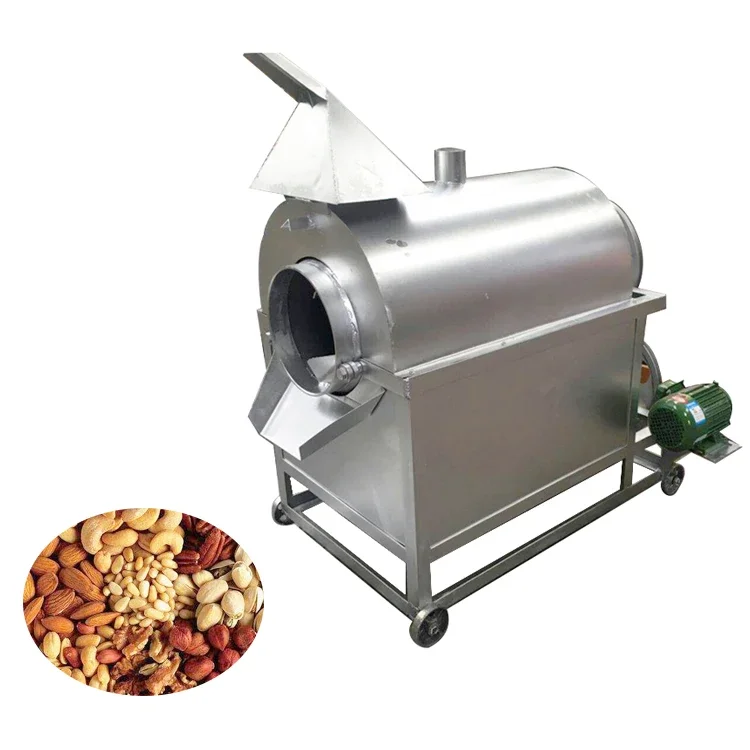 Chinese Automatic Small Sunflower Seeds Peanut Roasting Machine Roaster Price