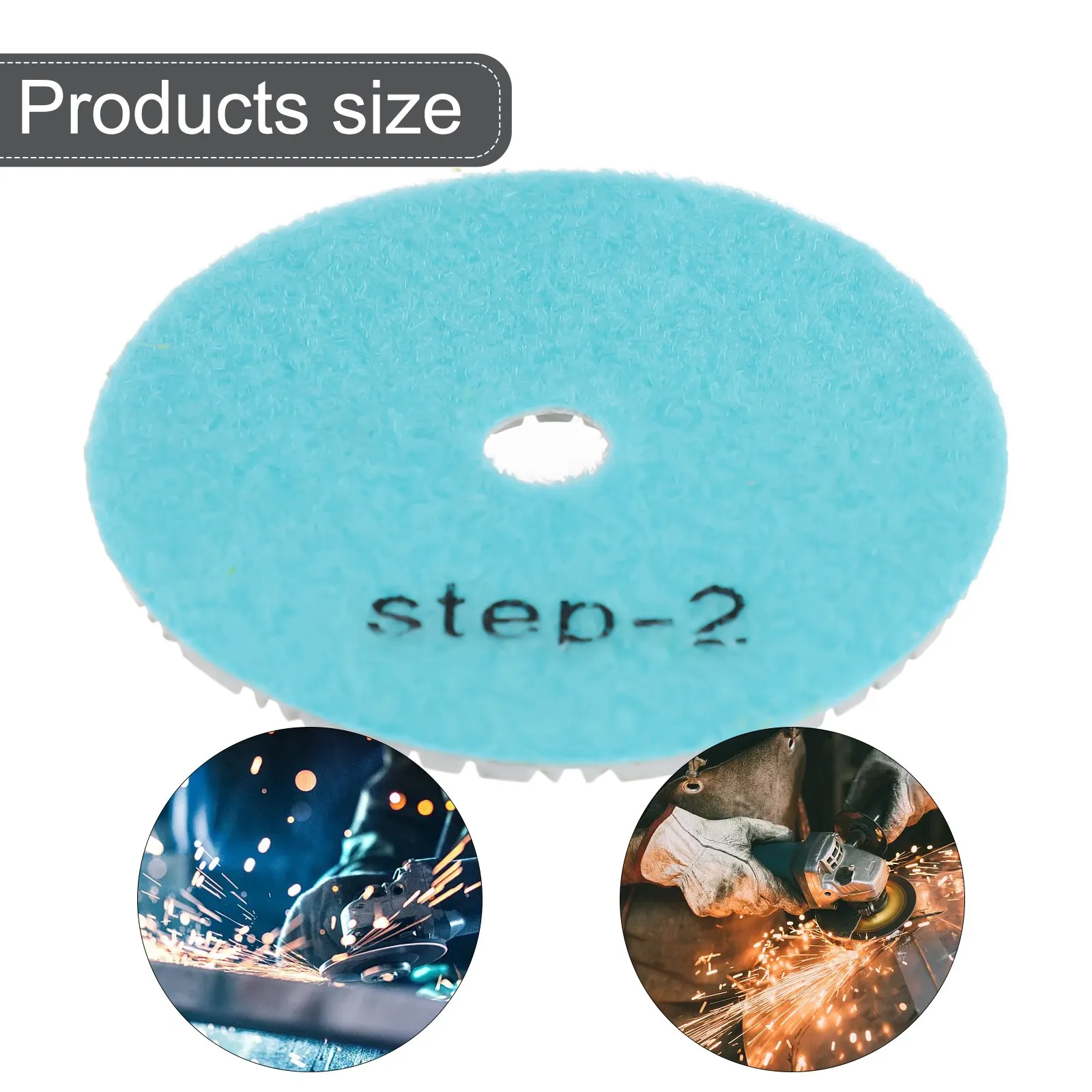 4 Inch Inch Polishing Pad Wet/Dry 1#/2#/3# Abrasives Tools Cement Floor Terrazzo Terrazzo Rough Grinding Tools