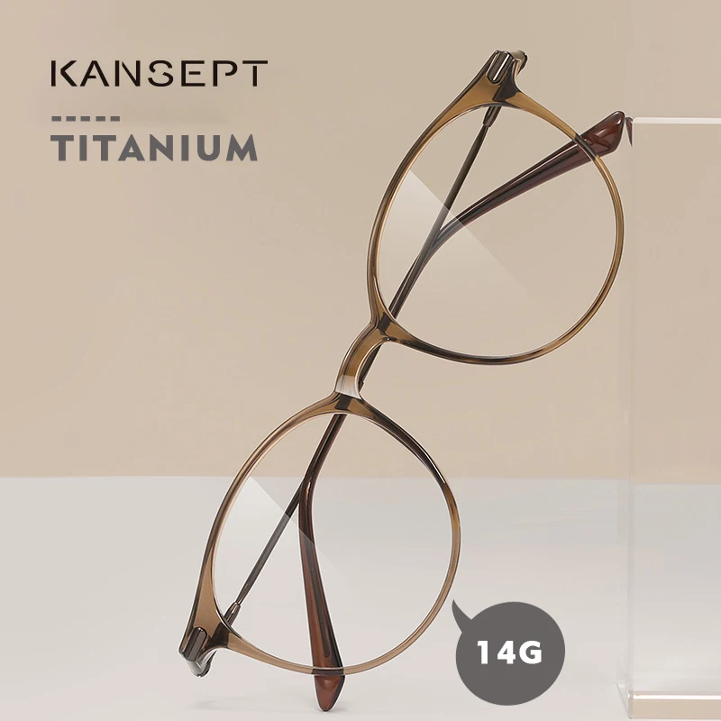 KANSEPT Ultra-light Women Lens Round Presbyopic Glasses Woman Eyepieces for Reading Glass Lunettes Myopia Femme Eyewear Lenses