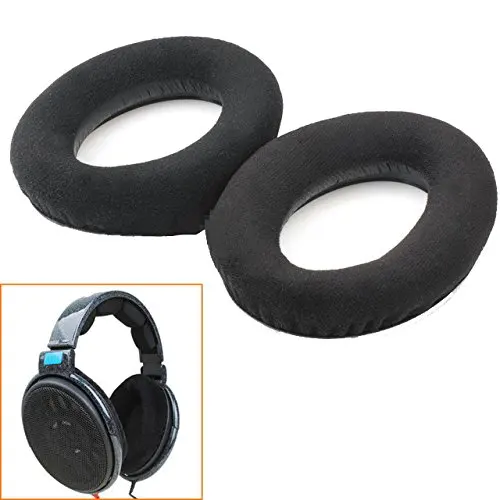 سماعات أذن V-MOTA وسماعات رأس قطنية مضبوطة ، متوافقة مع Sennheiser HD565 HD580 HD600 HD650 HD545