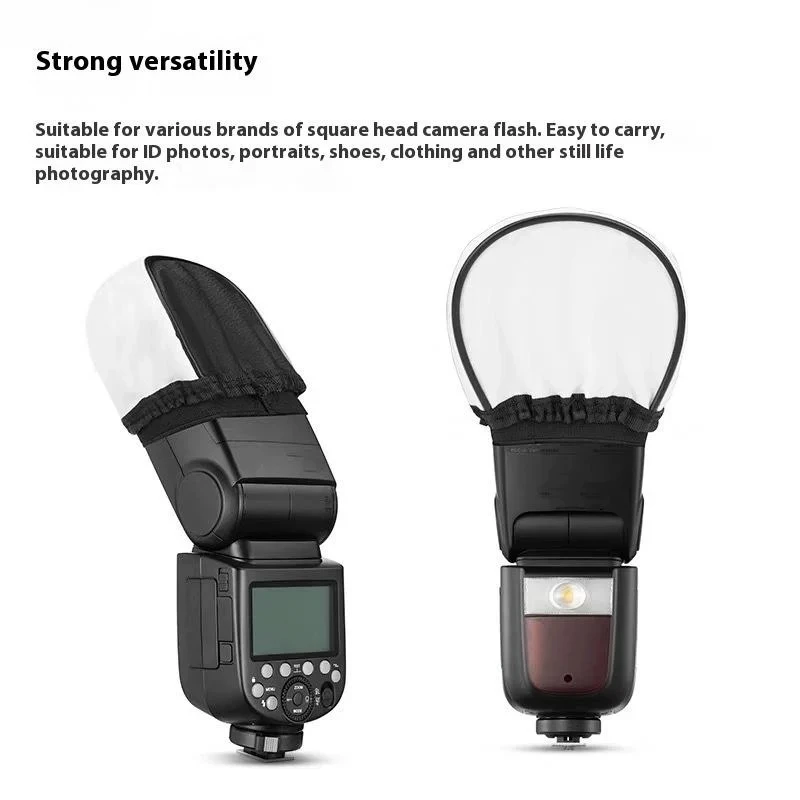 1/3 Pcs Mini Portable Flash Softbox Diffuser, Lightweight Universal Speedlight Soft Box for DSLR Camera Flashes
