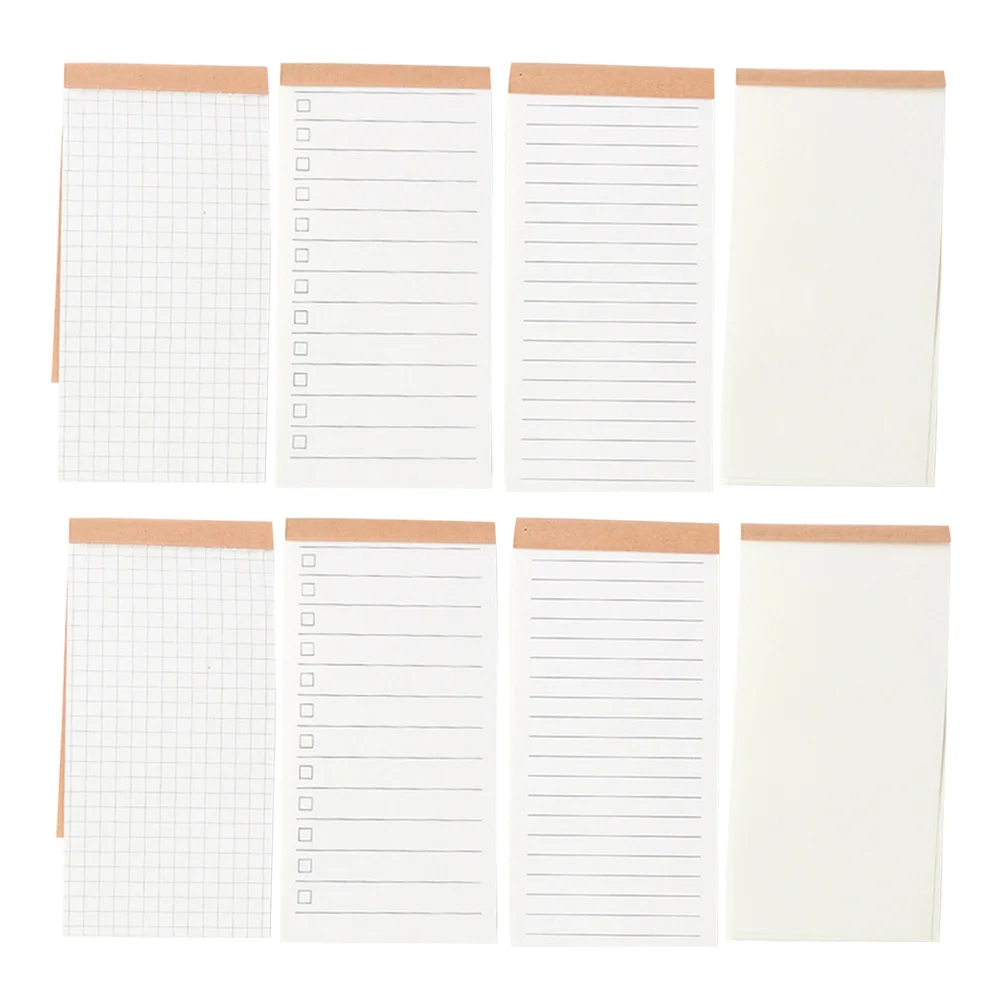 8 قطعة مذكرة الوسادة المدمجة المحمولة المفكرة لمكتب المدرسة خطة صغيرة كتاب الطلاب القرطاسية اوراق الملاحظات العملي يوميا
