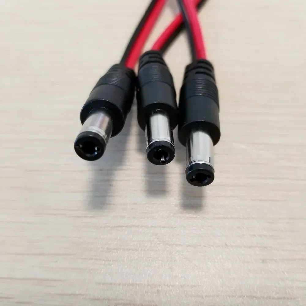 Cable adaptador de fuente de alimentación PCI-E de 6 pines a 3 x CC de 5,5x2,5mm para BTC Miner DIY 12V 18AWG 1M