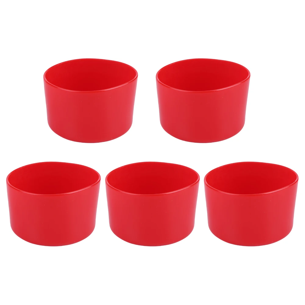 5PCs Bolt Cap Round Tube Protection Cover End Cap Screw Thread Protectors for Metal Tube Rod Bolt 60-63mm