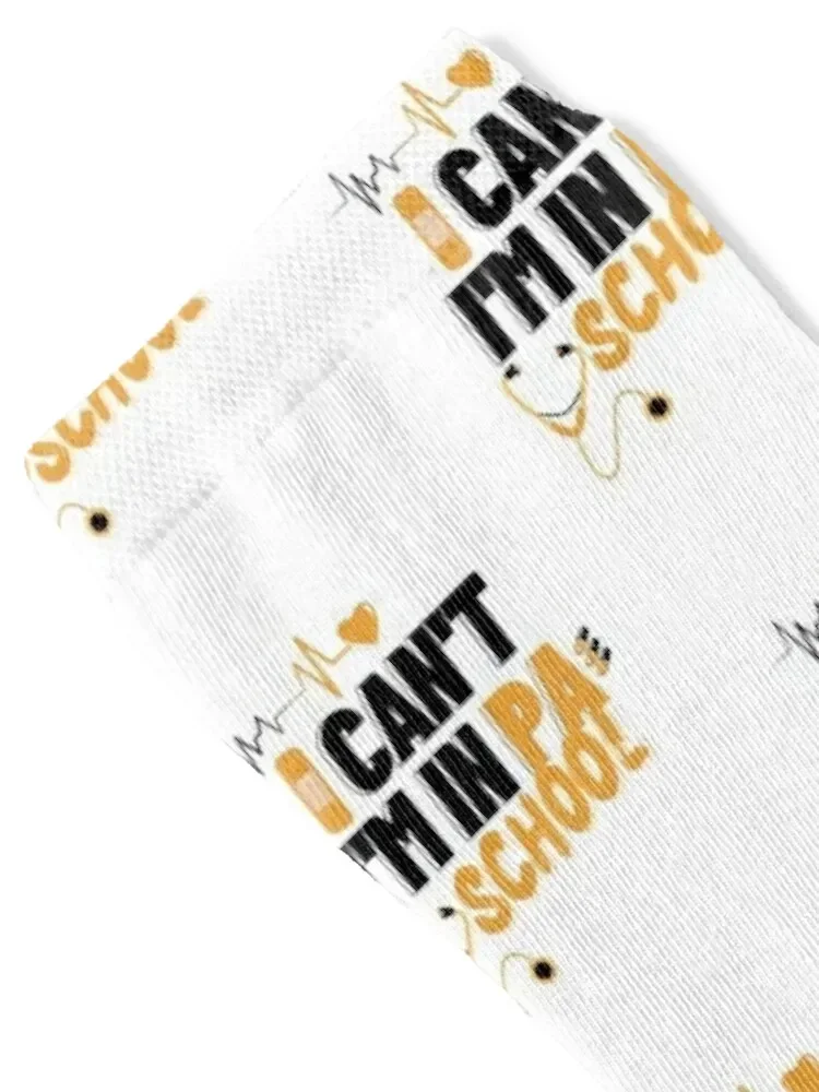 I Can't I'm in PA School - physician assistant design nurse healthcare packs Socks kids set new in's Rugby Socks For Women Men's