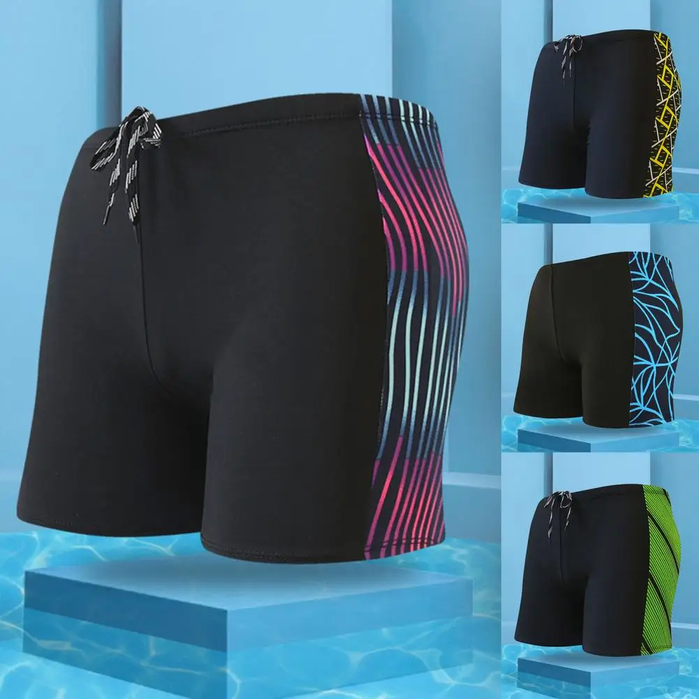 Swimming Shorts Boxers Trunks Quick-drying High Elasticity  Great Comfortable Men Trunks