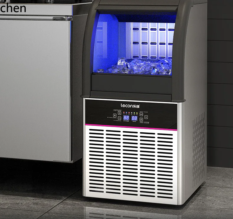 

HXL commercial ice machine solid ice cube machine, coffee milk tea shop bar KTV equipment