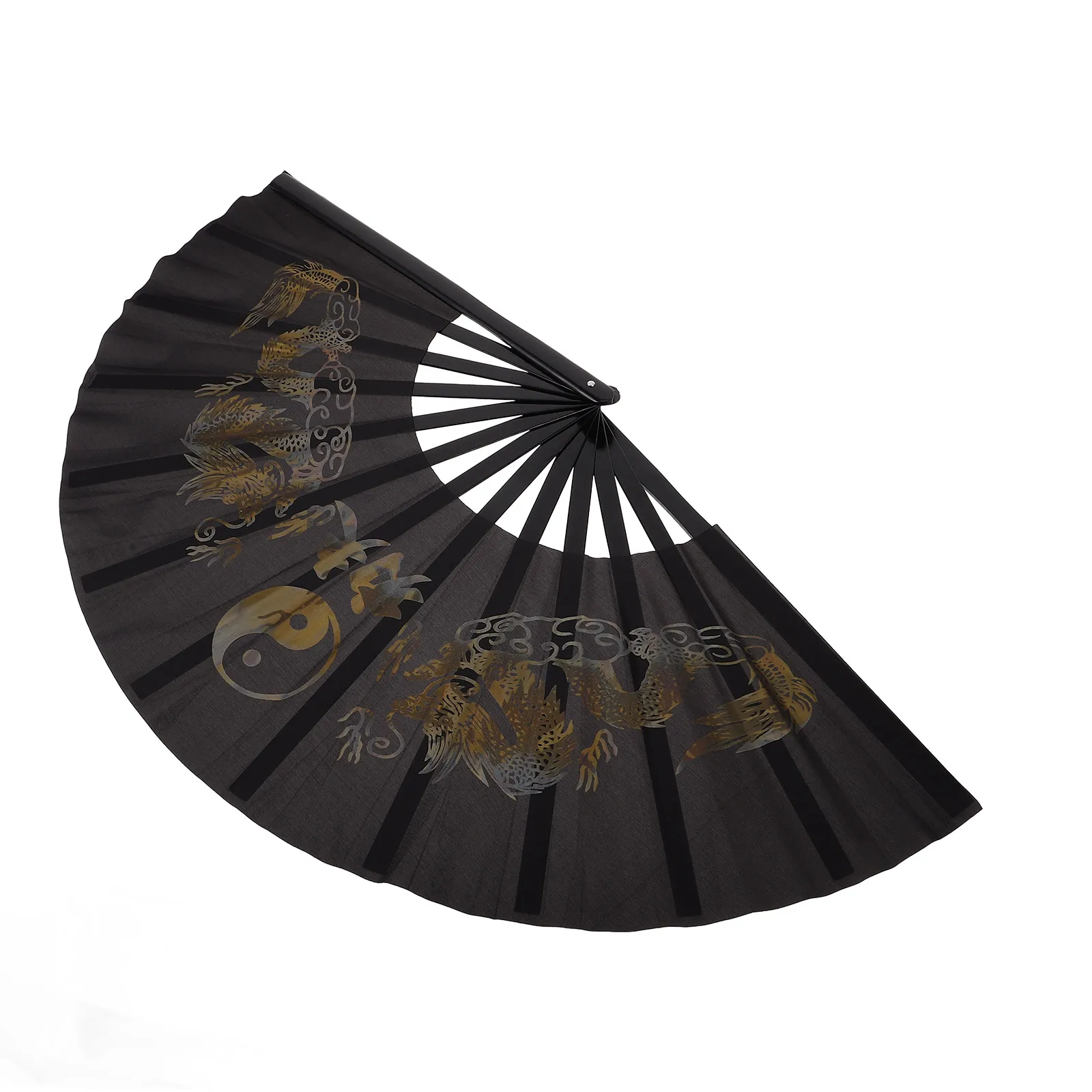 

Large Folding Hand Fan Tai Chi Martial Arts Performance Prop Chinese Kung Fu Fan For Dance Festival Rave Party Decoration