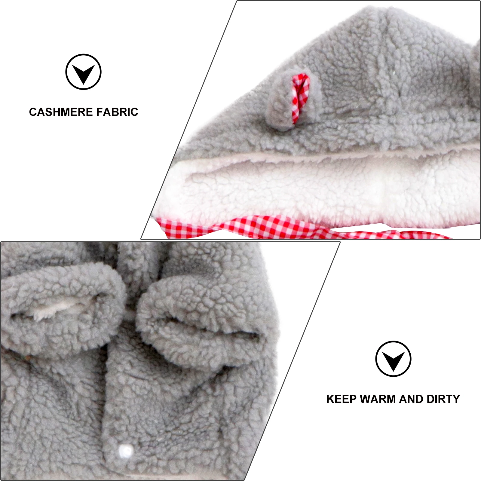 

Dog Winter Coat One Piece Hat Small Dogs Clothes Pet Costume Hoodie Warm Fleece Dog Apparel Lightweight Soft Durable Fashionable
