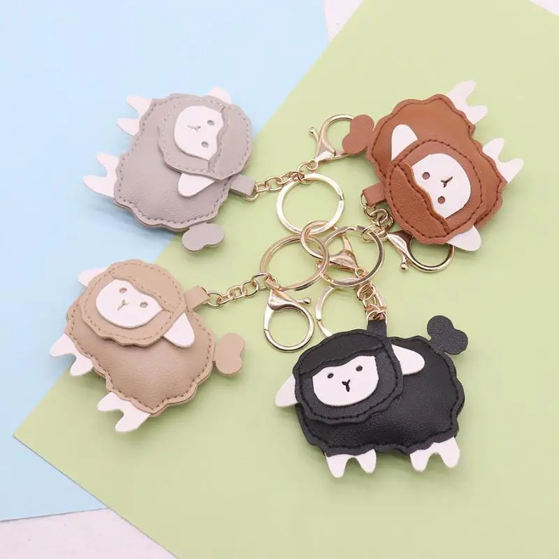 1 Stück Schlüsselanhänger für Damen und Kinder, Accessoire, Anhänger, Geschenk, niedlicher weißer Schaf-Schlüsselanhänger, hochwertiger Schlüsselring aus Metall und Zinklegierung – Detail 6