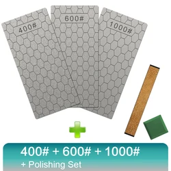 3/4Pcs Diamond Knife sharpener Sharpening Stone Grit 400-1200# Apex edge Grindingstone with Angle guide Whetstone Honing tool