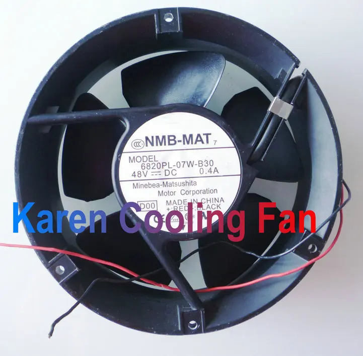 17CM 6820PL-07W-B30 17250 48v 0.4a 2wire Cooling fan