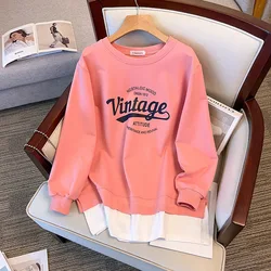 100/175kg Big Size Women Clothing Extra Large Casual Loose Autumn Winter Hoodies Bust/150/160cm Sweatshirt Women