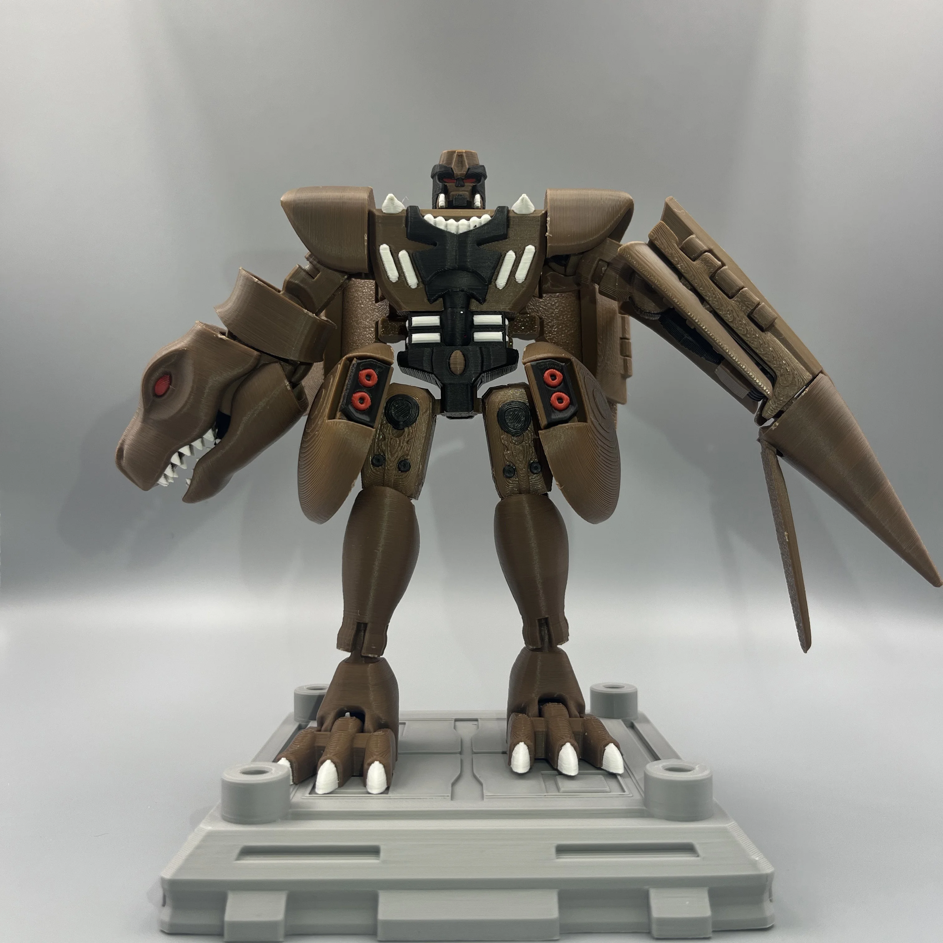 

3D Printed Transformation Articulated Tyrannosaurus Rex Robot Toy Model Action Figures