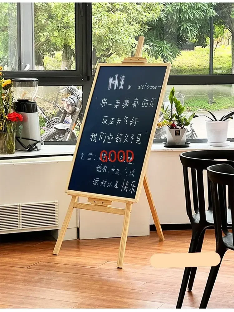 Support en bois massif, petit tableau noir