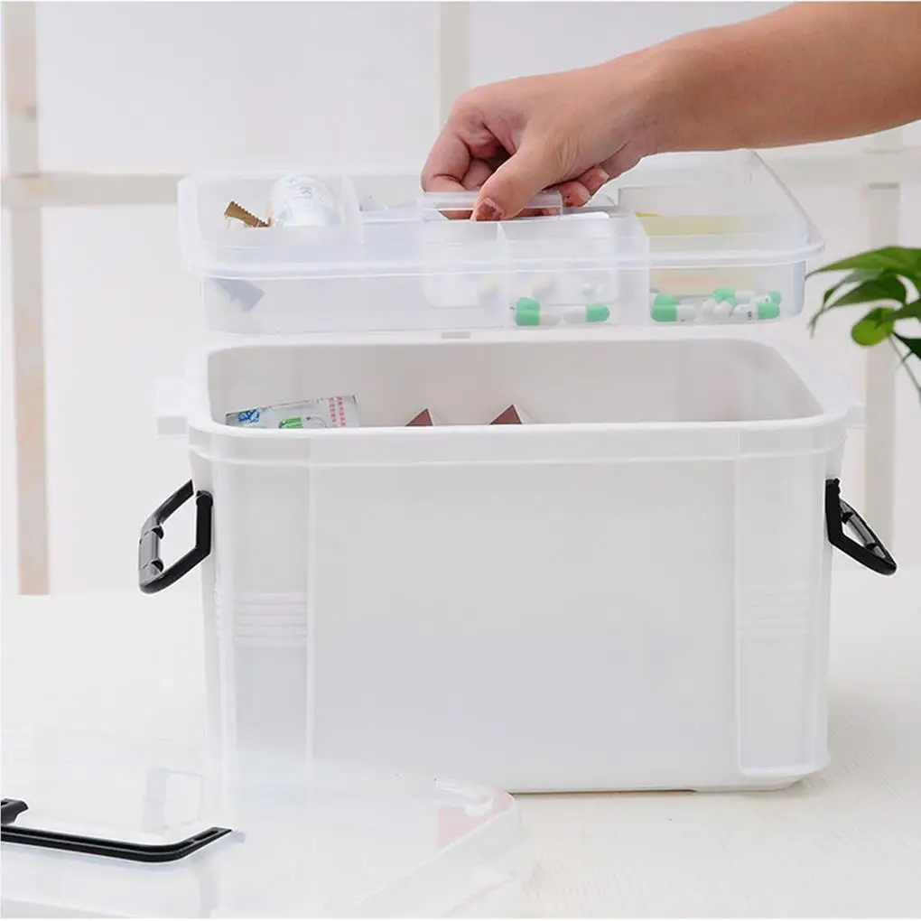 أدوات الإسعافات الأولية، حافظات تخزين مقاومة للغبار، حقيبة طبية للإمدادات المنزلية #4