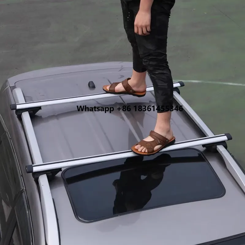 

Car Luggage Rack Roof Rail Universal ABS Material 70KG+ Load Capacity No Punching Installation Vehicle-Mounted Modification