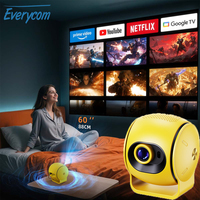 Everycom Touyinger Q3 Projector Android 13 Full HD 1080P 4K WiFi 3600 Lumens Auto Focus Home Outdoor Portabe Smart Beamer