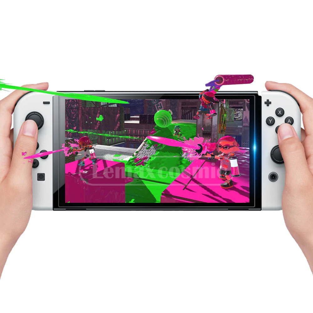 واقي شاشة من الزجاج المقسى LCD طبقة رقيقة واقية لجهاز نينتندو سويتش OLED NS Lite