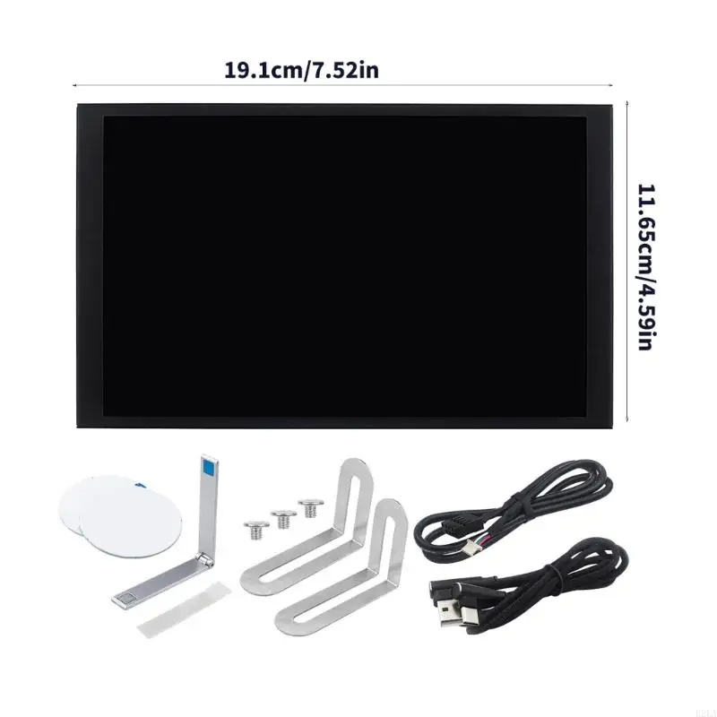 Alliages en aluminium B2EA 8inch IPSS Écran secondaire USB Type C Prises d'affichage l'ordinateur Play
