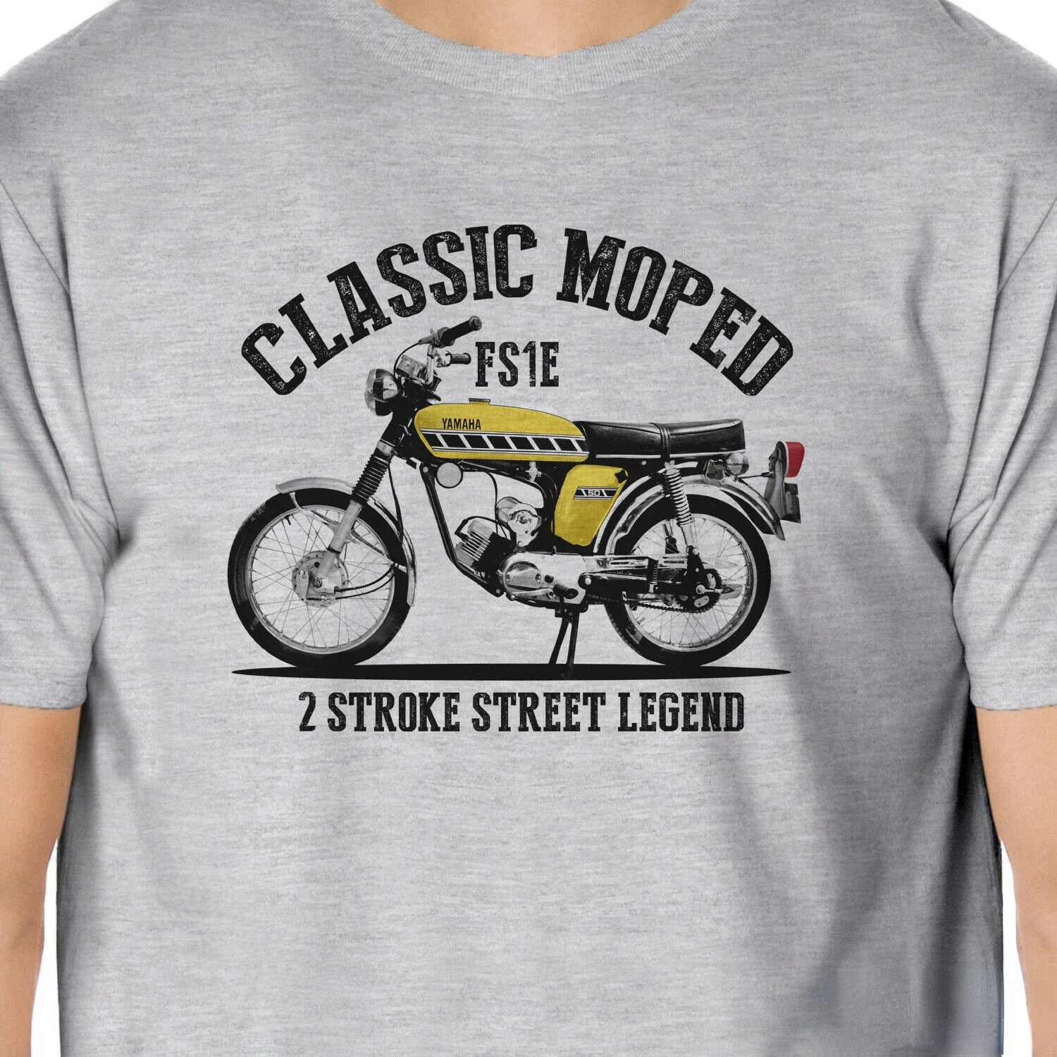 fashion manga Retro Classic Moped FS1E Inspire Motorcycle Rider  Shirt.Sleeve Summer Cotton Short Sleeve O-Neck Mens   New S-5xl