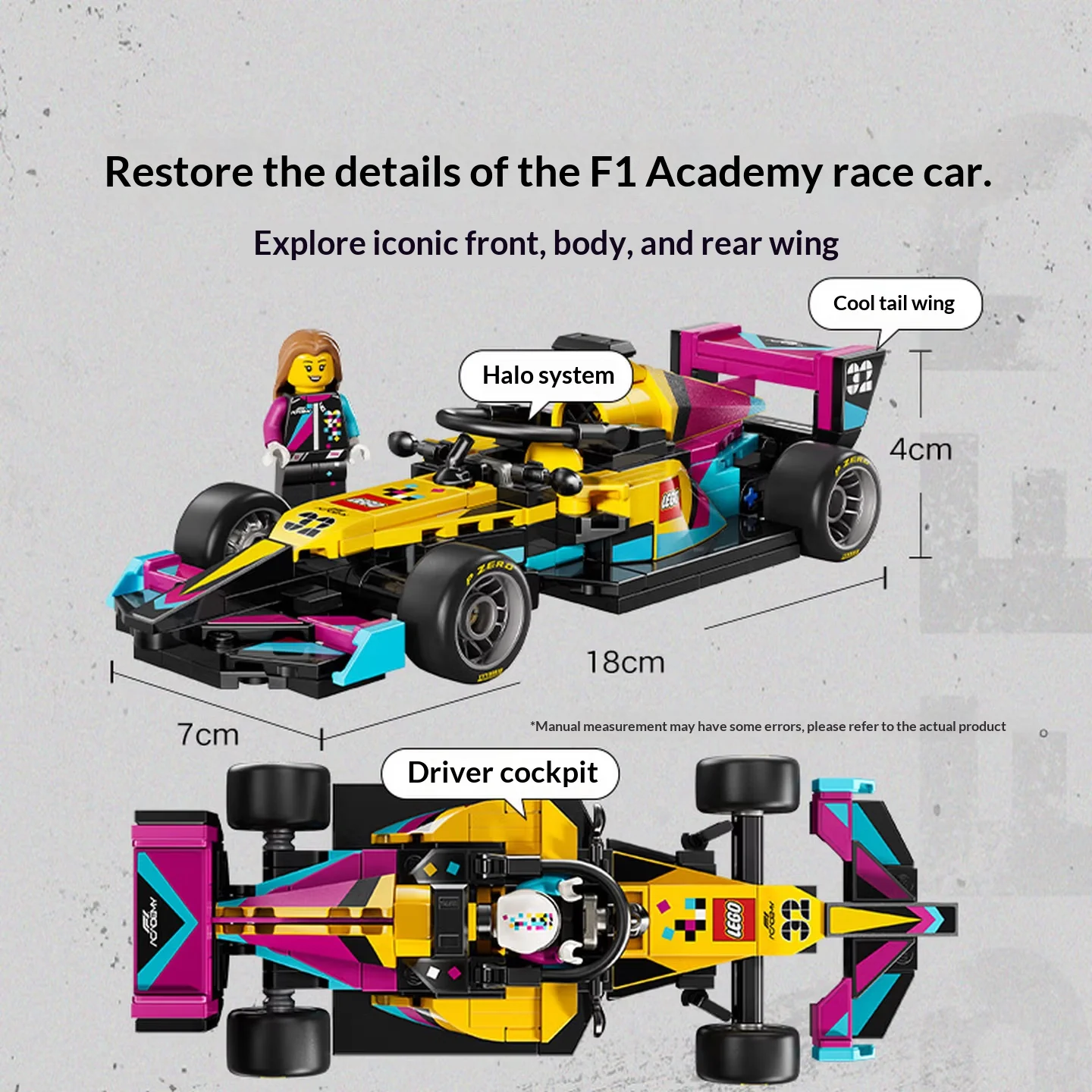 LEGO Building Blocks Super Racing Series 77258F1 ®  College Racing Boy Children's Puzzle Building Blocks Toy Gift - view 5