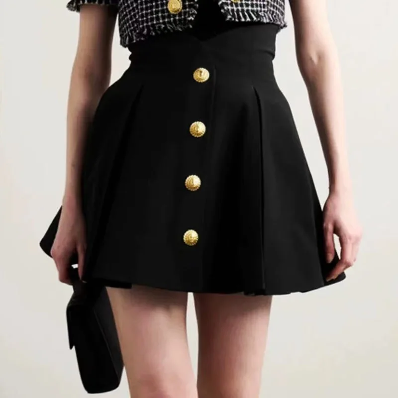 

Summer New Women Mini Solid Skirt A-Line Fashion Skirt