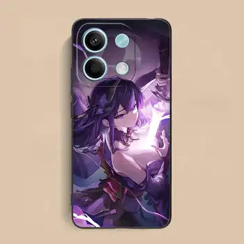 Pouzdro na telefon Genshin Impact Raiden Shogun pro Xiaomi Redmi Note 14 13 12 11 A5 3 2 1 Pro Plus 4G 5G s barevným potiskem a ochranným krytem 8 nejlepší prodej Pouzdro pro Xiaomi Redmi Note Genshin - №6