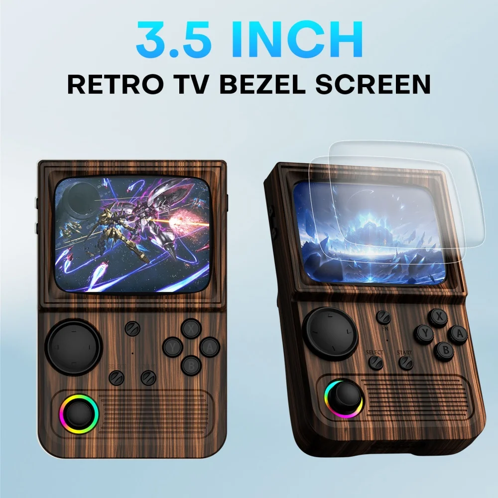 AISLPC R35 Handheld Game Console 3.5“ Retro TV Screen Game Video Player Supports WiFi Plug and Play Children's Electric Toys Ship from US