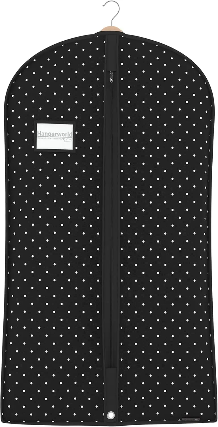 

Дышащий чехол для одежды 40 дюймов для костюмов и платьев - защита от пыли, органайзер для гардероба с карманом для метки, удобный для путешествий