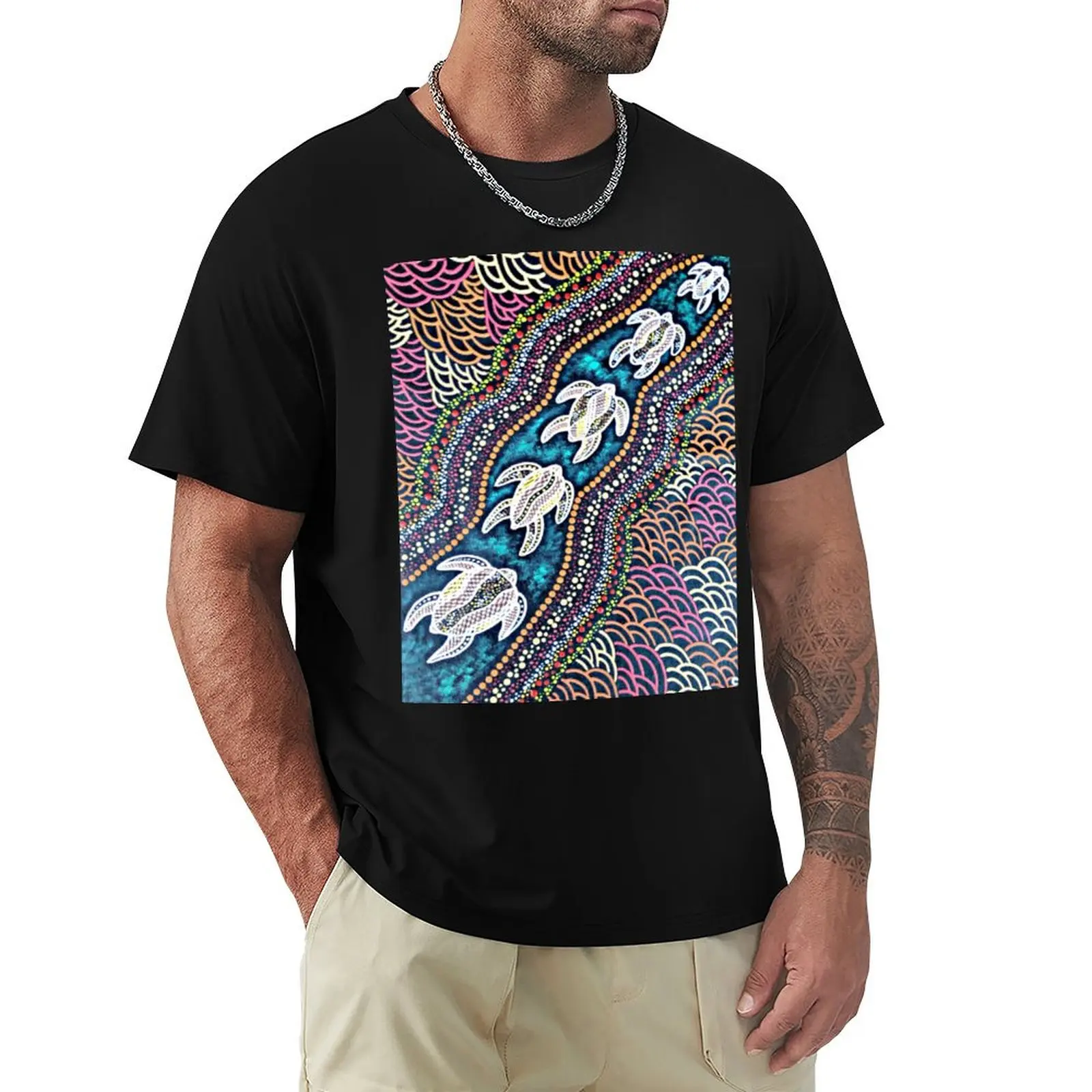 

Turtle Dreaming T-Shirt Anime t-shirt kawaii clothes funny gifts funny shirt cotton T-shirts for men cotton