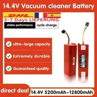 14.4V 12800mAh Robotic Vacuum Cleaner Replacement Battery For Xiaomi Roborock S55 S60 S65 S50 S51 S5 MAX S6 Parts