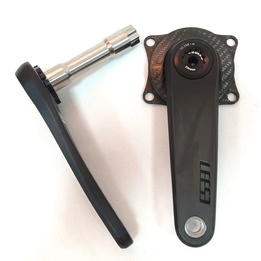 LEESE カーボンクランク 165mm 308g 美品 LEESE カーボンクランク 165mm パワーメーター対応