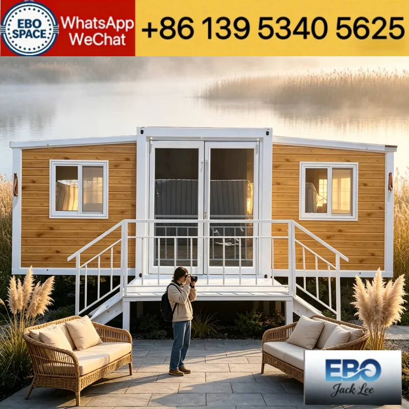 30ft foldable garden container, 2-3 bedrooms, Made in China luxury holiday Capsule Room for Sale