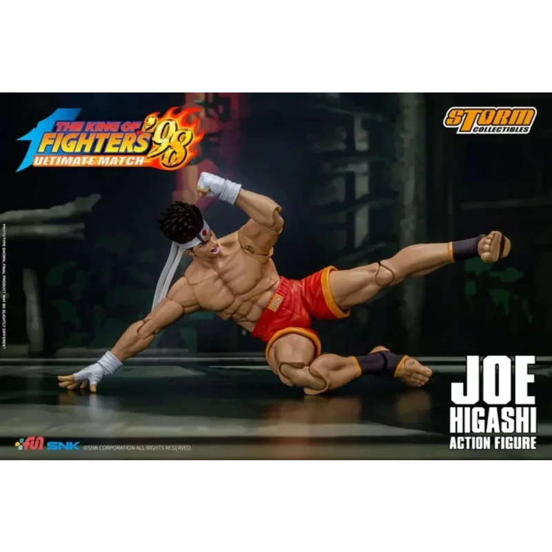 재고 있음 정품 스톰 토이즈 SKKF15 조 히가시 킹 오브 파이터즈 98 UM 1/12 PVC 애니메이션 액션 피규어 모델 수집용 장난감