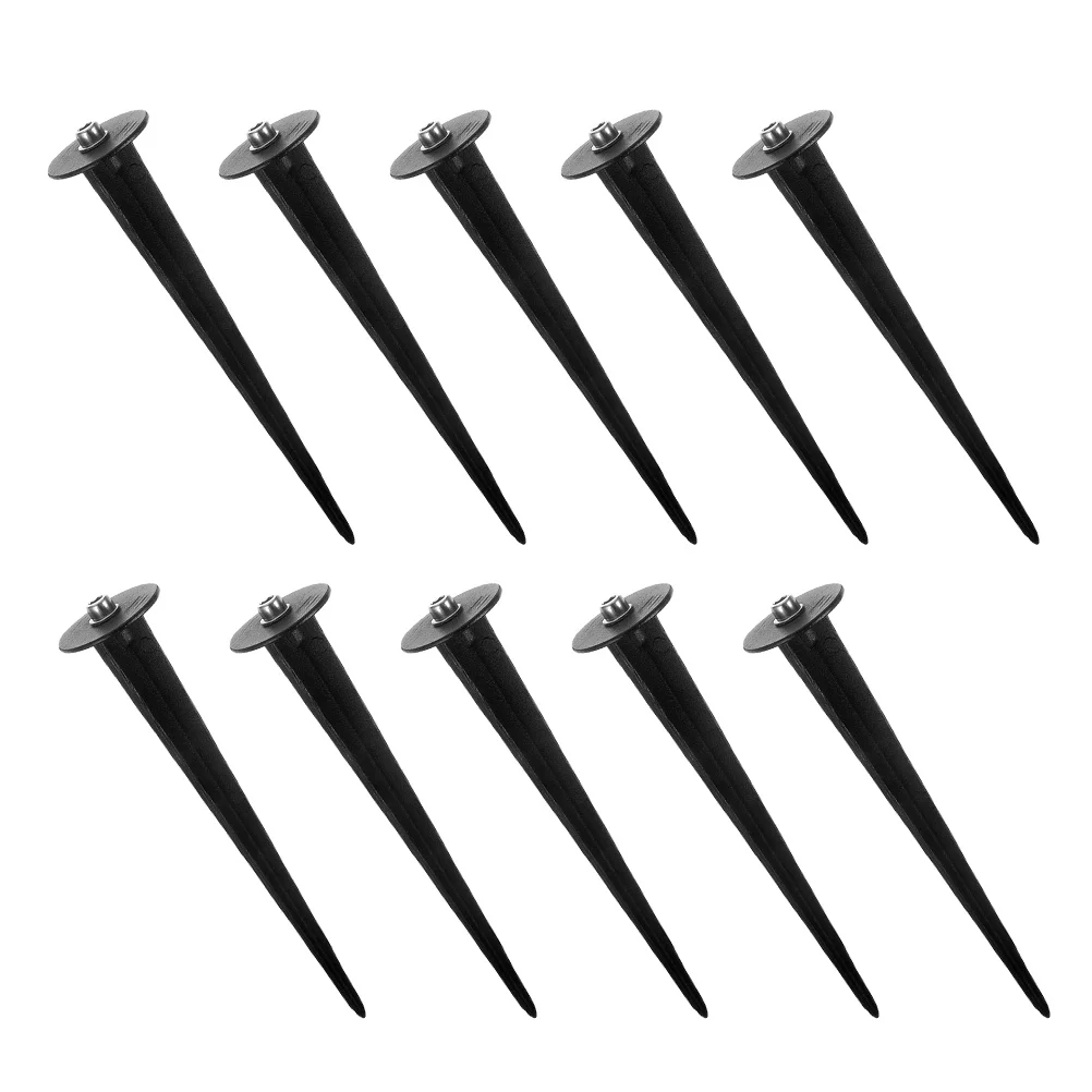 

10pcs Solar Replacement Ground Stake Aluminum Garden Lamp Spikes Durable Outdoor Light Stakes For Solar Garden Lawn Yard Lights