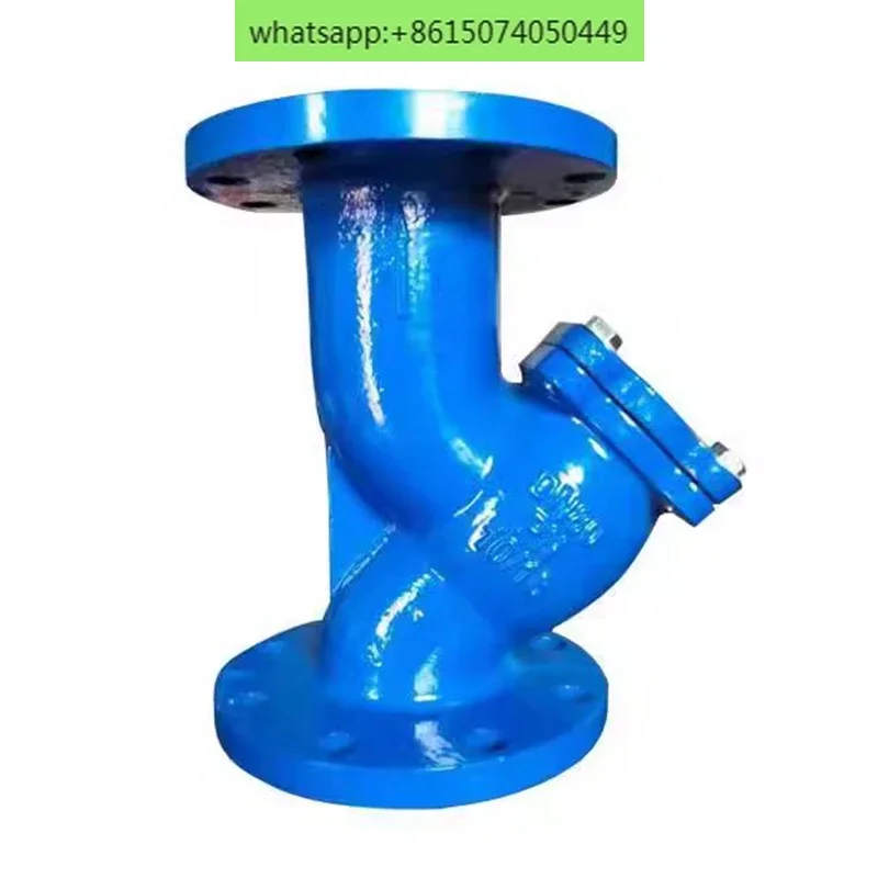 Flange Y type filter GL41H-16Q water conservancy and fire protection engineering ductile iron pipeline filter