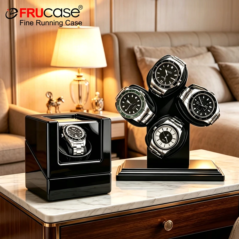 FRUCASE Watch Winder for Automatic Watches Watch Box Automatic Winder Use USB Cable