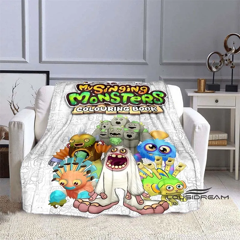 A Cute Cartoon-themed Blanket Featuring The Game 