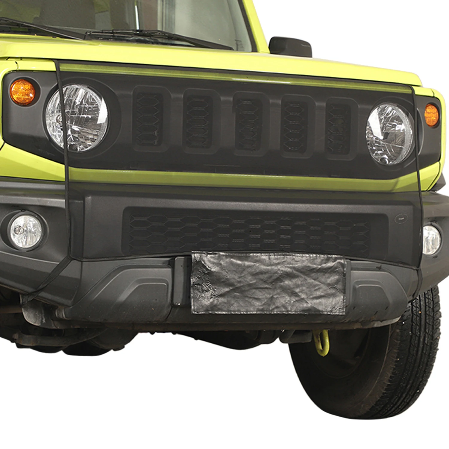 المصد الأمامي للسيارة شبكات الحشرات شبكة غطاء مصبغة شاشة البعوض لسوزوكي جيمي JB23 JB43 JB64 JB74 1997 حتى الملحقات الخارجية