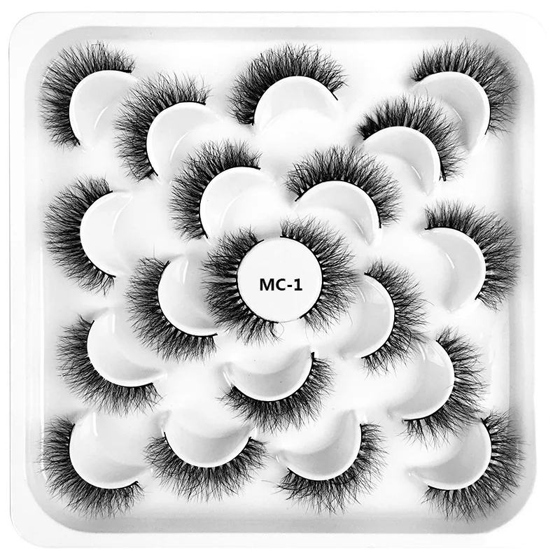 New Half Eyelashes Multipack 8D Mink Eyelashes Natural Long Hair False Lashes Dramatic Thick Cilios Lashes Lifelike