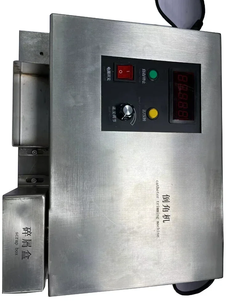 Heiße Verkäufe medizinische Rohrtrimm- oder Anfasmaschine zum Formen von Katheterspitzen