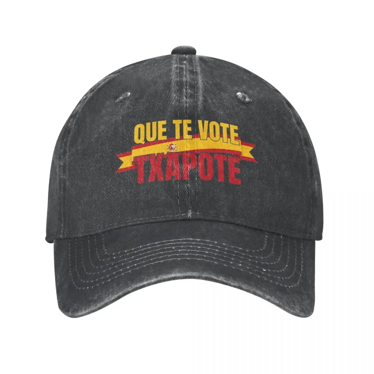 Que Te Vote Txapote Unisex Baseball Cap Meme Distressed Cotton Hats Cap Vintage Outdoor Summer Headwear