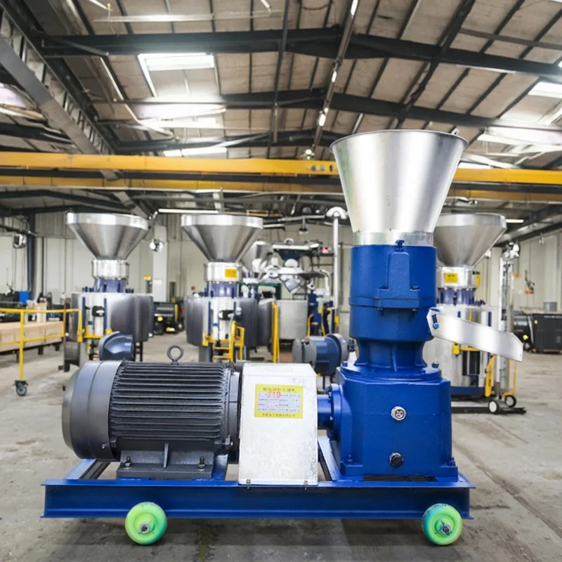 

Гранулятор для кормов (трава, животные, птица), пресс-гранулятор с плоской матрицей