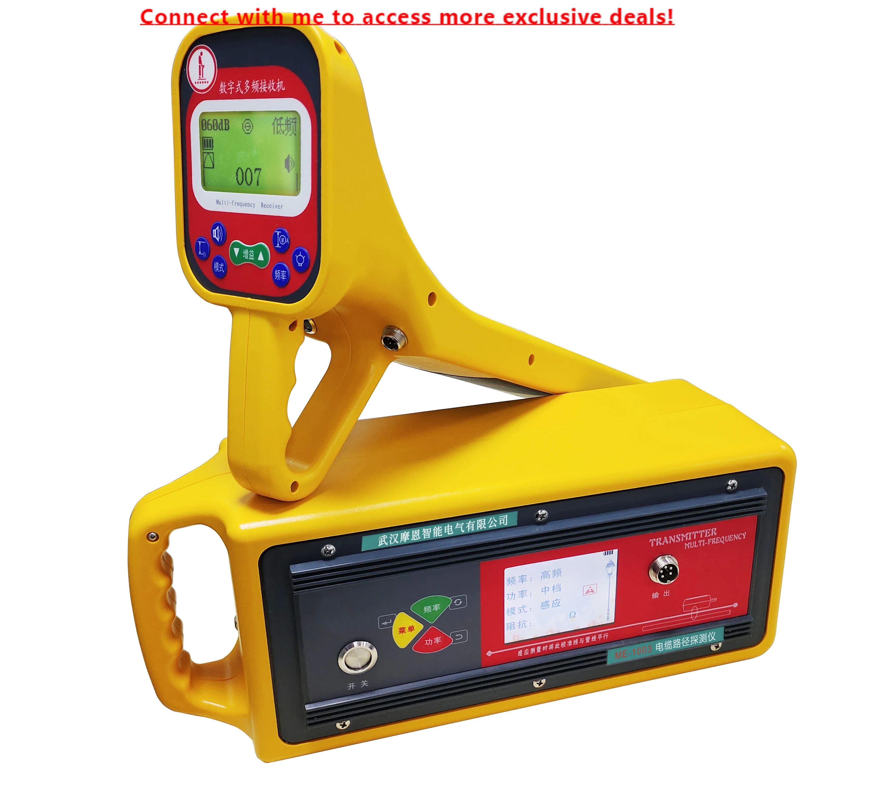 

ME-W1003 Cable Path Detector Cable Fault Tester Underground Cable Detector