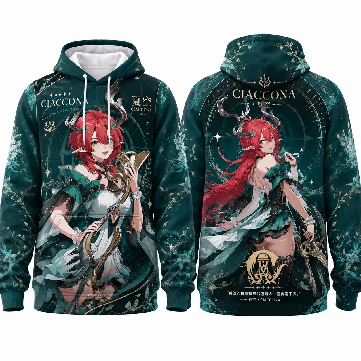Wuthering Waves Fan Art Hoodie, 3D All Over Print Pullover Hooded Sweatshirt, Anime Game Character Hoodie For Men Women